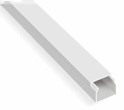 Кабель-канал 25х25 LEIDEN ELECTRIC белый 2 м (809006) купить в сети строительных магазинов Мастак