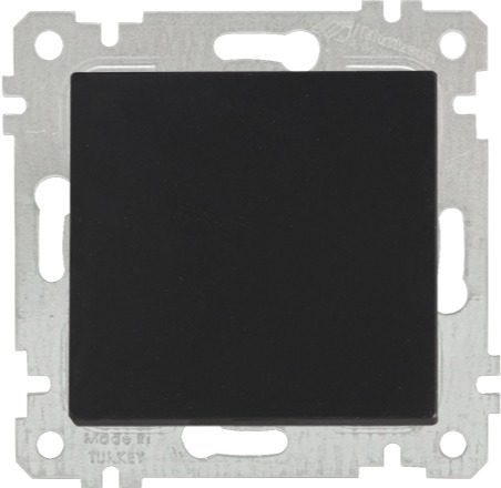 Выключатель одноклавишный скрытый MUTLUSAN Rita черный (2200 401 0284) купить в Мастак Выключатель одноклавишный скрытый MUTLUSAN Rita черный (2200 401 0284) купить в сети строительных магазинов Мастак