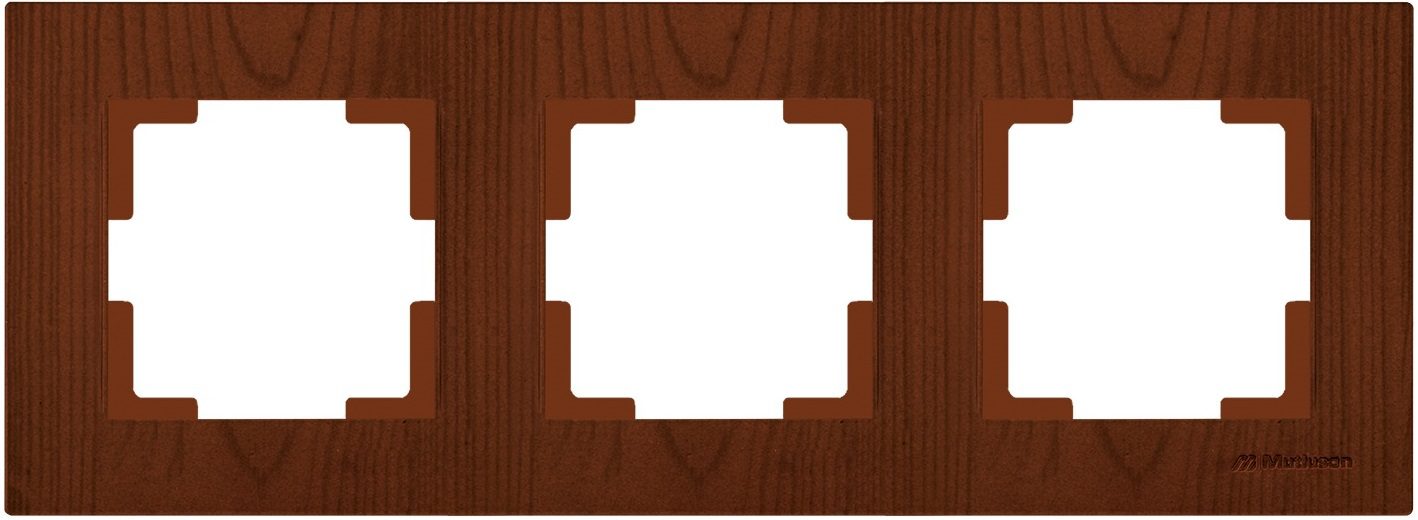 Рамка трехместная MUTLUSAN Rita орех (2220 800 1357) купить в Мастак Рамка трехместная MUTLUSAN Rita орех (2220 800 1357) купить в сети строительных магазинов Мастак