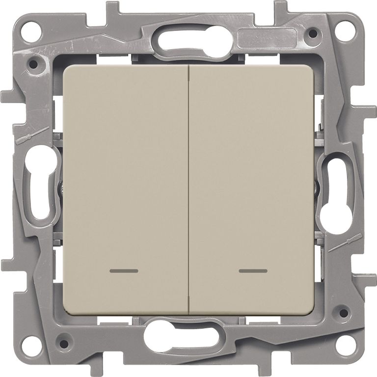 Выключатель двухклавишный cкрытый с подсветкой LEGRAND Etika слоновая кость (672304) купить в Мастак Выключатель двухклавишный cкрытый с подсветкой LEGRAND Etika слоновая кость (672304) купить в сети строительных магазинов Мастак