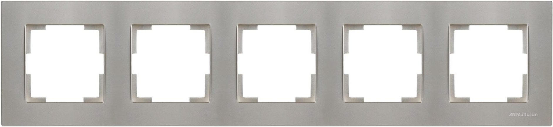Рамка пятиместная MUTLUSAN Rita титан (2220 800 1583) купить в Мастак Рамка пятиместная MUTLUSAN Rita титан (2220 800 1583) купить в сети строительных магазинов Мастак