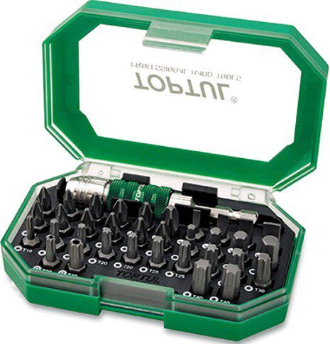 Набор бит с магнитным держателем TOPTUL 35 предметов (GACW3501) купить в Мастак Набор бит с магнитным держателем TOPTUL 35 предметов (GACW3501) купить в сети строительных магазинов Мастак