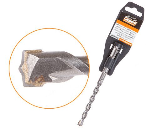 Бур (сверло) SDS-plus 6х100х160 мм GEPARD (GP0106-160) купить в Мастак Бур (сверло) SDS-plus 6х100х160 мм GEPARD (GP0106-160) купить в сети строительных магазинов Мастак