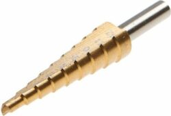 Сверло по металлу ступенчатое 4-12 мм GEPARD (GP0300-12) купить в сети строительных магазинов Мастак