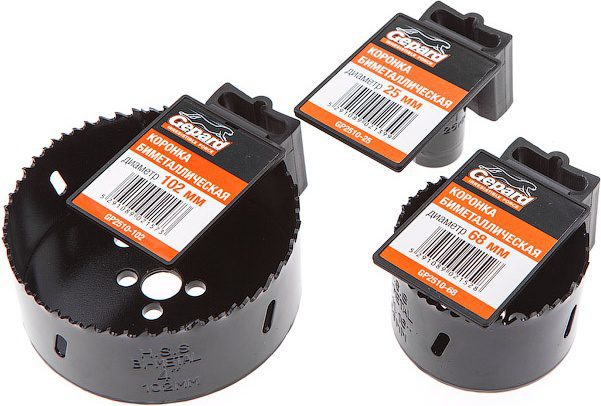 Коронка биметаллическая d 54 мм GEPARD (GP2510-54) купить в Мастак Коронка биметаллическая d 54 мм GEPARD (GP2510-54) купить в сети строительных магазинов Мастак