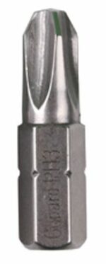 Бита для шуруповерта магнитная PH1 25 мм GEPARD 3 штуки (GP3500-25) купить в сети строительных магазинов Мастак