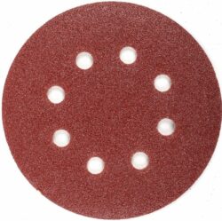 Шлифлист круглый самосцепляющийся 125 мм Р80 GEPARD 5 штук (GP5001-80) купить в сети строительных магазинов Мастак
