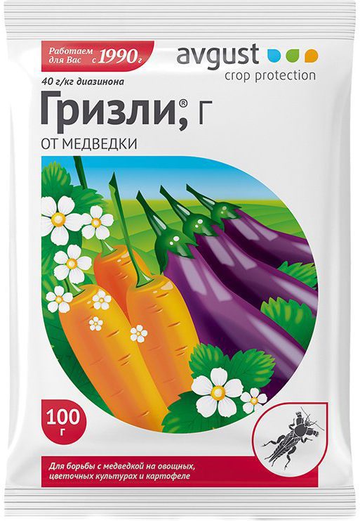 Инсектицид Гризли Г AVGUST 100 г купить в Мастак me1} купить в сети строительных магазинов Мастак