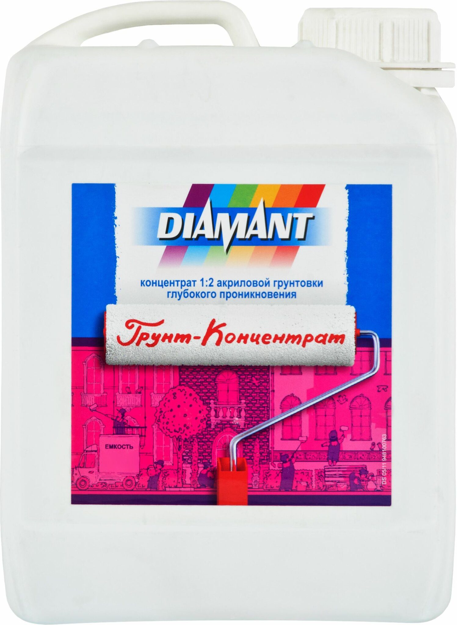 Грунтовка DIAMANT концентрат бесцветный 10 л (948101159) купить в Мастак Грунтовка DIAMANT концентрат бесцветный 10 л (948101159) купить в сети строительных магазинов Мастак