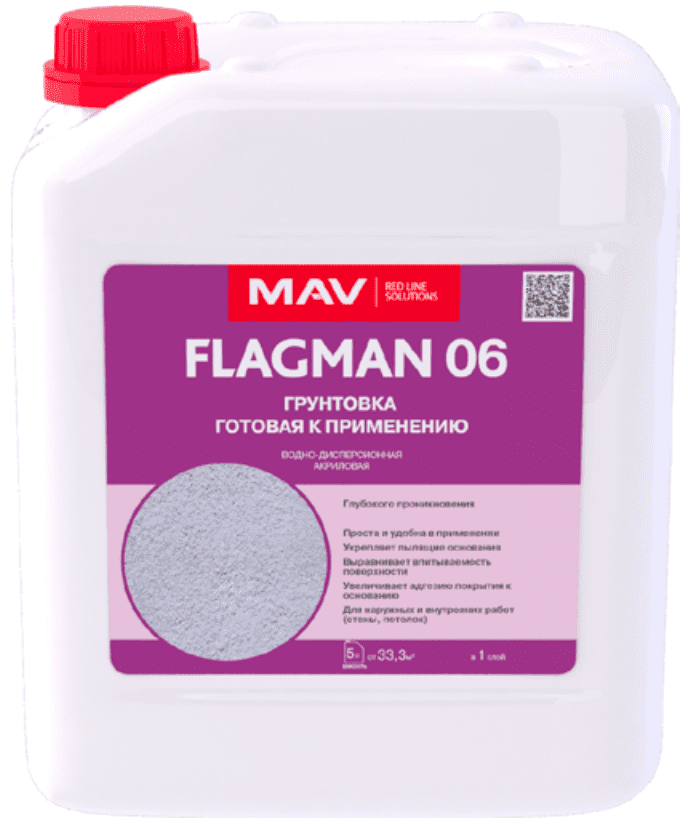 Грунтовка FLAGMAN 06 готовая к применению бесцветная 1 л купить в Мастак Грунтовка FLAGMAN 06 готовая к применению бесцветная 1 л купить в сети строительных магазинов Мастак