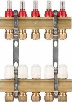 Коллекторная группа AVE777 5 выходов AV ENGIEERING (AVE77700105) купить в сети строительных магазинов Мастак