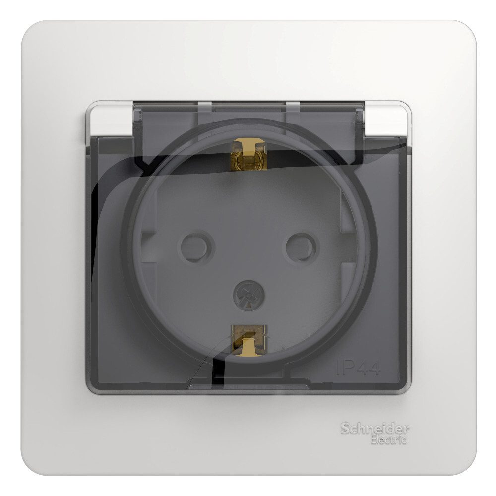 Розетка скрытая с заземлением SCHNEIDER ELECTRIC Glossa белая (GSL000148) купить в Мастак Розетка скрытая с заземлением SCHNEIDER ELECTRIC Glossa белая (GSL000148) купить в сети строительных магазинов Мастак