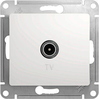 Розетка телевизионная оконечная SCHNEIDER ELECTRIC Glossa белая (GSL000191) купить в Мастак Розетка телевизионная оконечная SCHNEIDER ELECTRIC Glossa белая (GSL000191) купить в сети строительных магазинов Мастак
