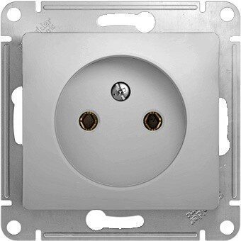 Розетка скрытая SCHNEIDER ELECTRIC Glossa алюминий (GSL000341) купить в Мастак Розетка скрытая SCHNEIDER ELECTRIC Glossa алюминий (GSL000341) купить в сети строительных магазинов Мастак
