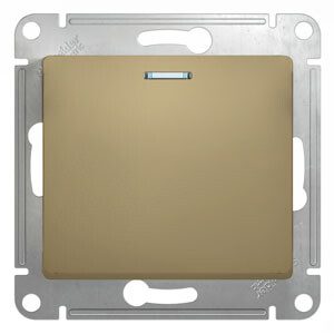 Выключатель одноклавишный скрытый с подсветкой SCHNEIDER ELECTRIC Glossa титан (GSL000413) купить в Мастак Выключатель одноклавишный скрытый с подсветкой SCHNEIDER ELECTRIC Glossa титан (GSL000413) купить в сети строительных магазинов Мастак