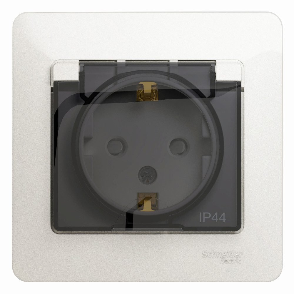 Розетка скрытая с заземлением SCHNEIDER ELECTRIC Glossa перламутр (GSL000648) купить в Мастак Розетка скрытая с заземлением SCHNEIDER ELECTRIC Glossa перламутр (GSL000648) купить в сети строительных магазинов Мастак