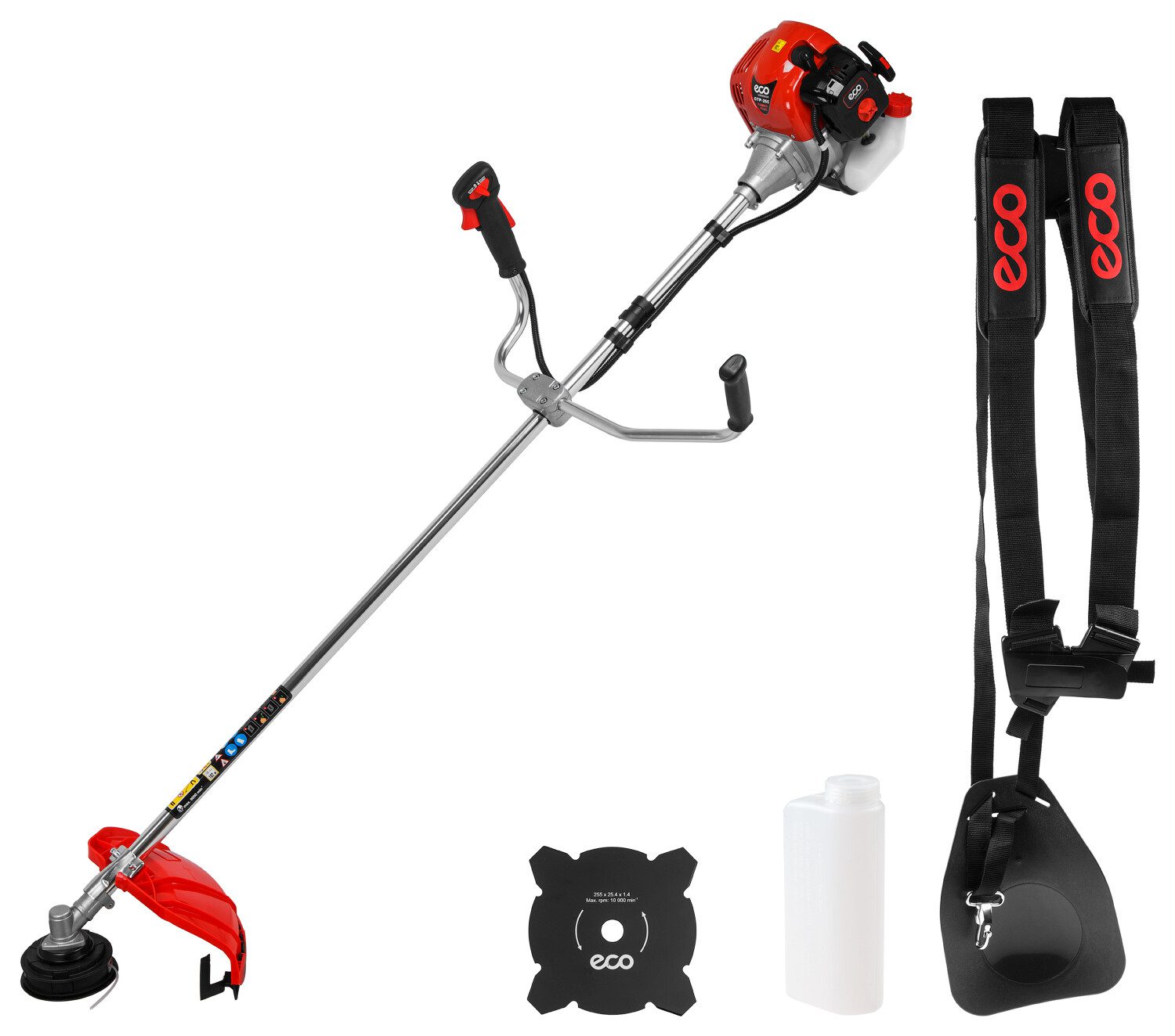 Мотокоса ECO GTP-255 Power Plus (EC1551-5) купить в Мастак Мотокоса ECO GTP-255 Power Plus (EC1551-5) купить в сети строительных магазинов Мастак