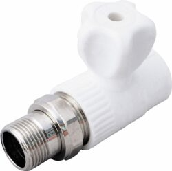 Вентиль ПП для радиатора 20х1/2" наружная резьба РосТурПласт (10533) купить в сети строительных магазинов Мастак