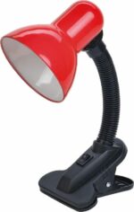 Лампа настольная IEK Lighting 1001 красный купить в сети строительных магазинов Мастак