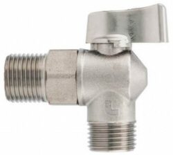 Кран шаровый угловой 1/2х1/2 для стиральной машины ITAP (3910012) купить в сети строительных магазинов Мастак