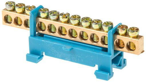 Шина N нулевая с изолятором на DIN-рейку 6х9мм 12 групп малая стойка ЮПИТЕР (JP7208-03) купить в Мастак Шина N нулевая с изолятором на DIN-рейку 6х9мм 12 групп малая стойка ЮПИТЕР (JP7208-03) купить в сети строительных магазинов Мастак