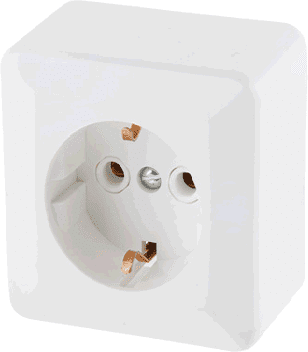 Розетка наружная белая с заземлением ЮПИТЕР Эконом (JP7421-06) купить в Мастак Розетка наружная белая с заземлением ЮПИТЕР Эконом (JP7421-06) купить в сети строительных магазинов Мастак