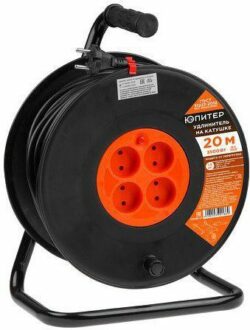 Удлинитель на катушке 20 м 4 розетки 3