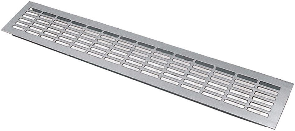 Решетка вентиляционная AKS 480х80 алюминий (47688) купить в Мастак Решетка вентиляционная AKS 480х80 алюминий (47688) купить в сети строительных магазинов Мастак