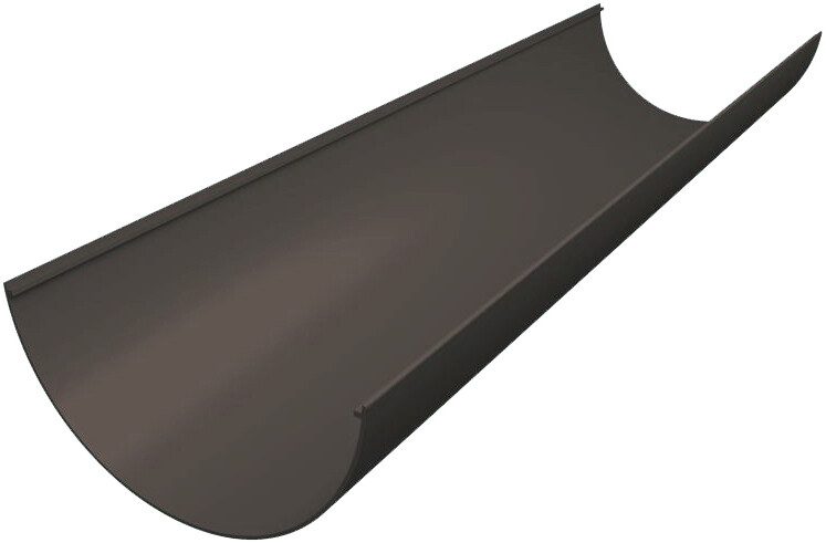 Желоб ПВХ GRAND LINE 120 мм 3 м графит купить в Мастак Желоб ПВХ GRAND LINE 120 мм 3 м графит купить в сети строительных магазинов Мастак