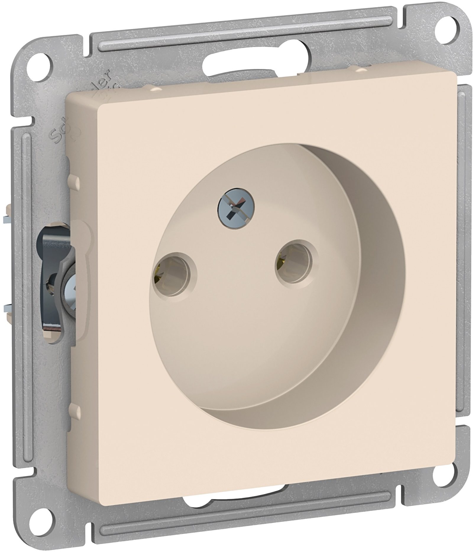 Розетка скрытая SCHNEIDER ELECTRIC AtlasDesign бежевая (ATN000241) купить в Мастак Розетка скрытая SCHNEIDER ELECTRIC AtlasDesign бежевая (ATN000241) купить в сети строительных магазинов Мастак