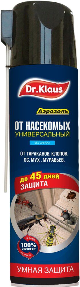 Средство универсальное от насекомых DR. KLAUS 600 мл (DK06250031) купить в Мастак me1} купить в сети строительных магазинов Мастак