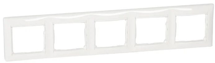 Рамка пятиместная LEGRAND Valena белая (696744) купить в Мастак Рамка пятиместная LEGRAND Valena белая (696744) купить в сети строительных магазинов Мастак