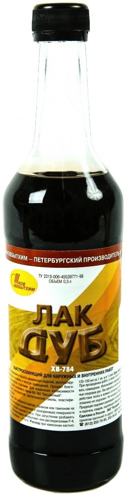 Лак синтетический НОВБЫТХИМ ХВ 784 дуб 0 Лак синтетический НОВБЫТХИМ ХВ 784 дуб 0