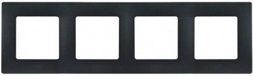 Рамка четырехместная LEGRAND Etika антрацит (672584) купить в Мастак Рамка четырехместная LEGRAND Etika антрацит (672584) купить в сети строительных магазинов Мастак