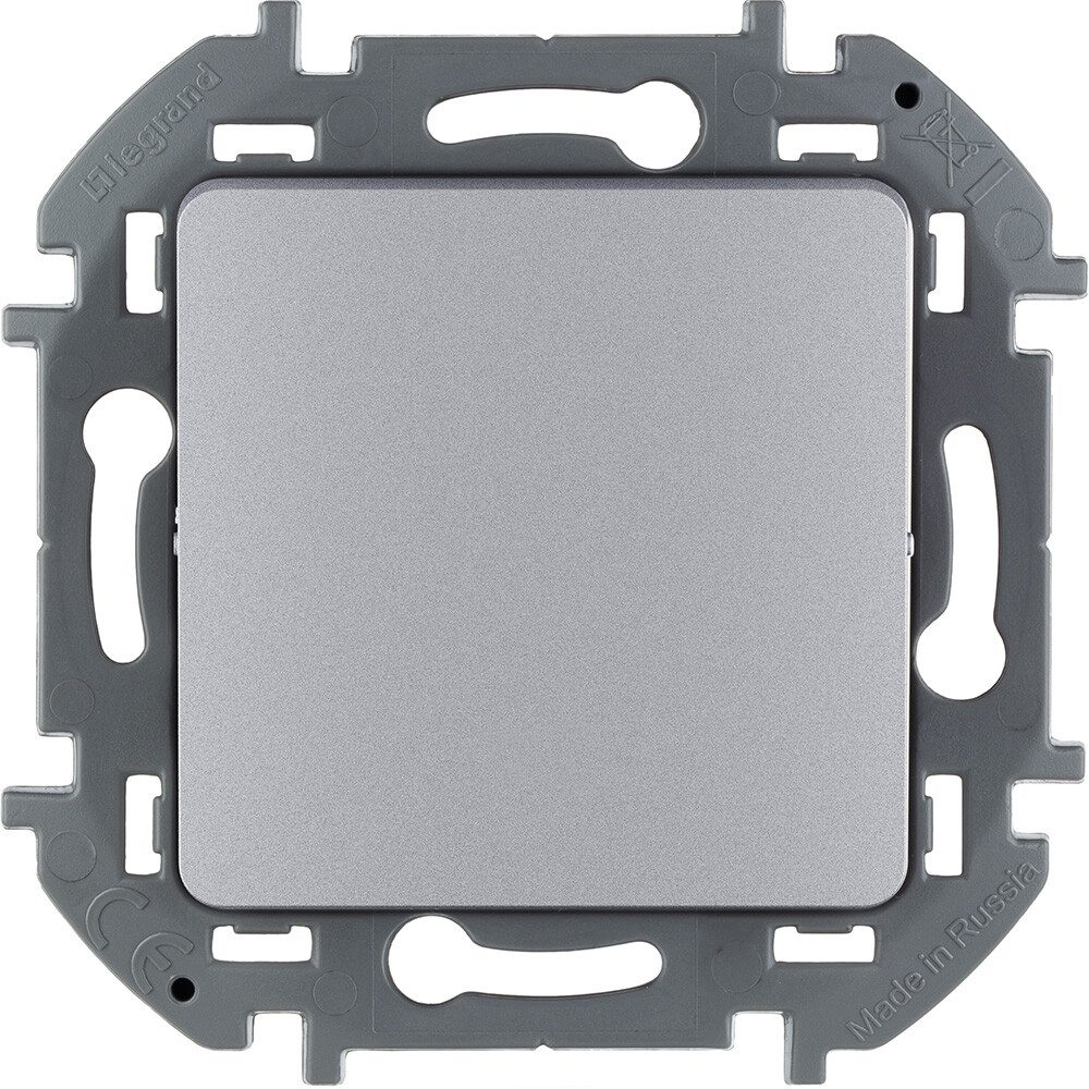Выключатель одноклавишный скрытый LEGRAND Inspiria алюминий (673602) купить в Мастак Выключатель одноклавишный скрытый LEGRAND Inspiria алюминий (673602) купить в сети строительных магазинов Мастак