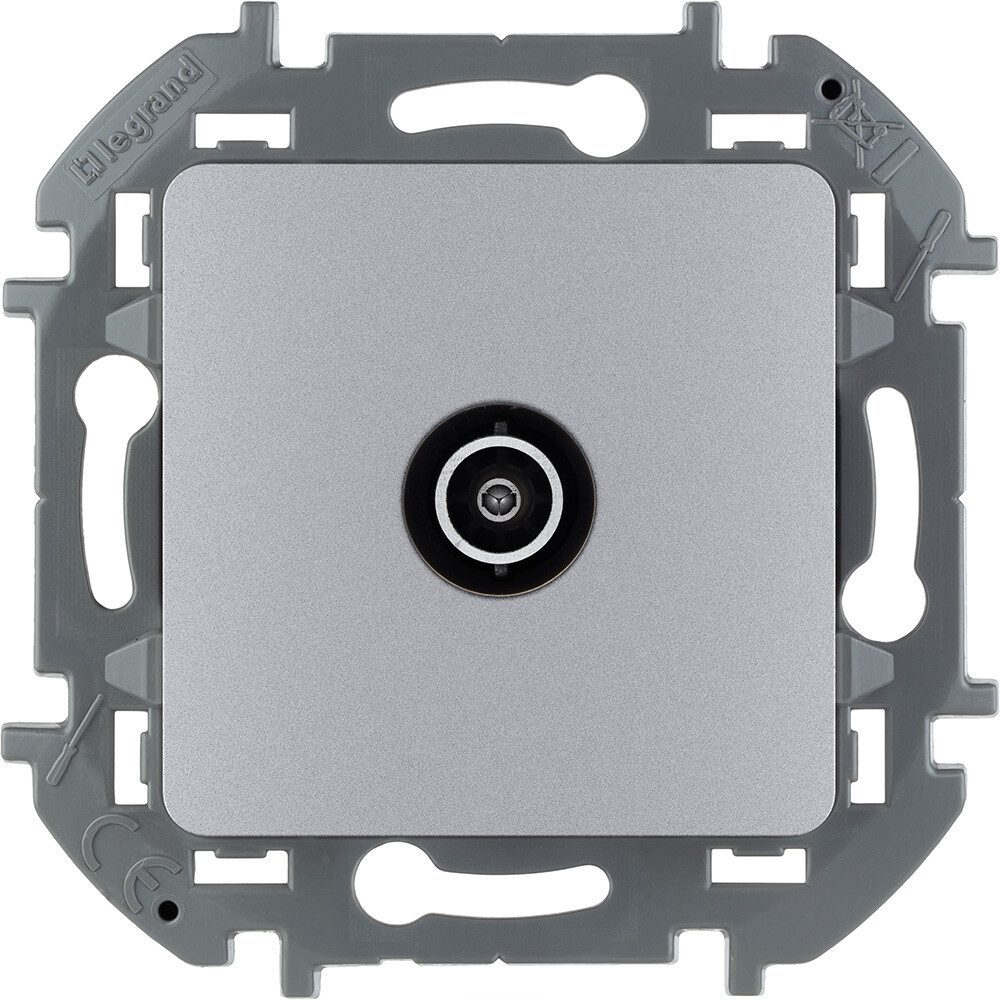 Розетка телевизионная "звезда" LEGRAND Inspiria алюминий (673852) купить в Мастак Розетка телевизионная "звезда" LEGRAND Inspiria алюминий (673852) купить в сети строительных магазинов Мастак