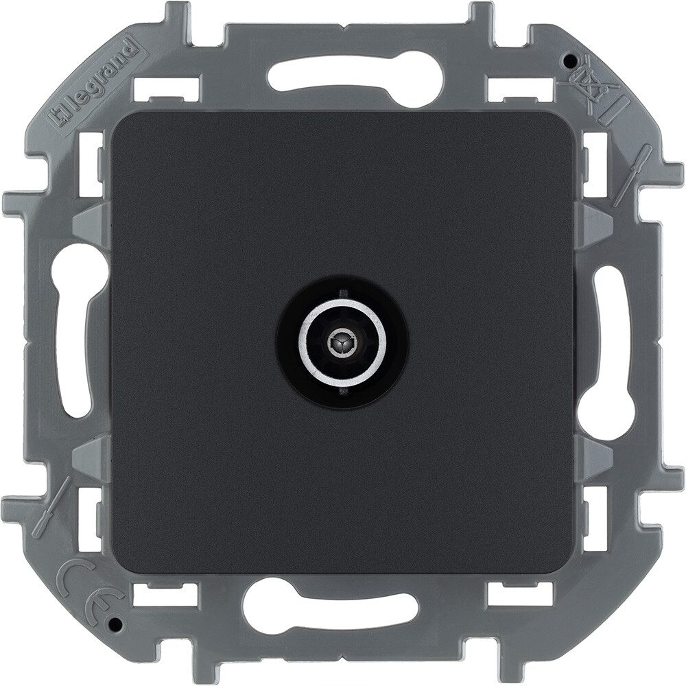 Розетка телевизионная "звезда" LEGRAND Inspiria антрацит (673853) купить в Мастак Розетка телевизионная "звезда" LEGRAND Inspiria антрацит (673853) купить в сети строительных магазинов Мастак