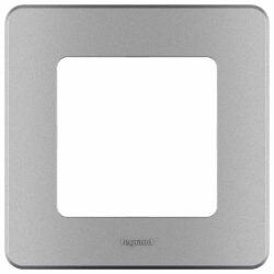 Рамка LEGRAND Inspiria алюминий (673932) купить в сети строительных магазинов Мастак