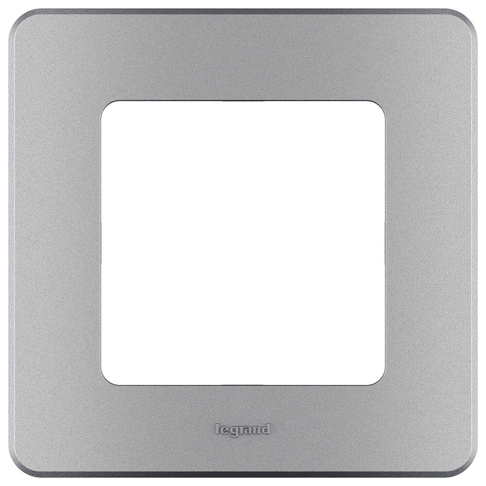 Рамка LEGRAND Inspiria алюминий (673932) купить в Мастак Рамка LEGRAND Inspiria алюминий (673932) купить в сети строительных магазинов Мастак