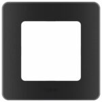 Рамка LEGRAND Inspiria антрацит (673933) купить в сети строительных магазинов Мастак