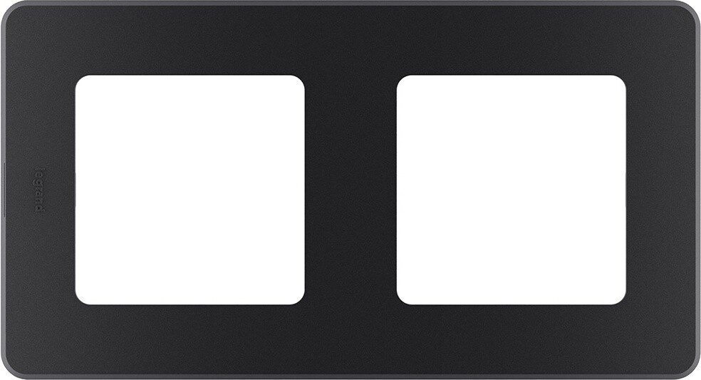 Рамка двухместная LEGRAND Inspiria антрацит (673943) купить в Мастак Рамка двухместная LEGRAND Inspiria антрацит (673943) купить в сети строительных магазинов Мастак