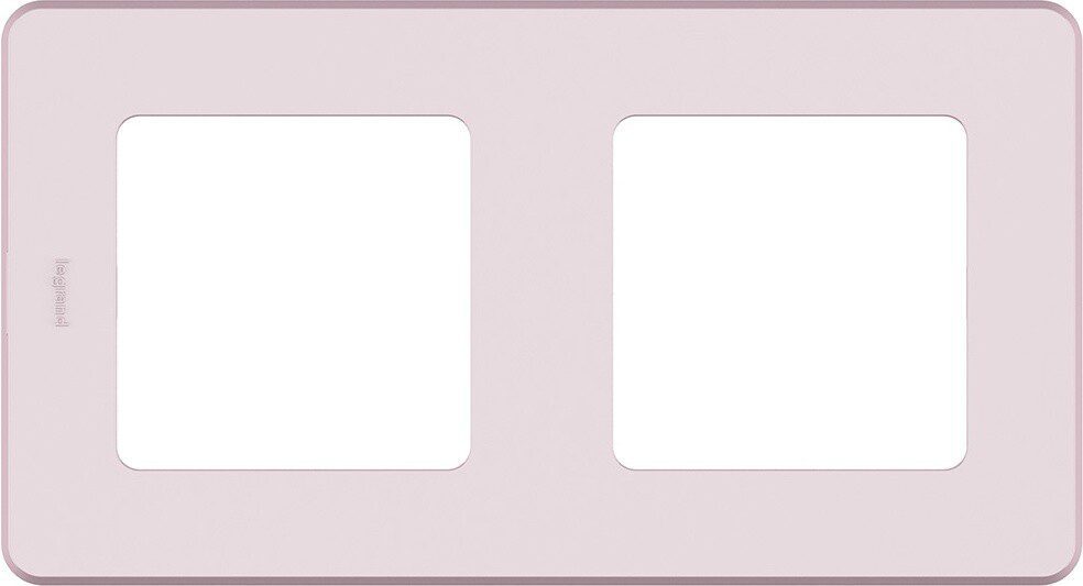 Рамка двухместная LEGRAND Inspiria розовая (673944) купить в Мастак Рамка двухместная LEGRAND Inspiria розовая (673944) купить в сети строительных магазинов Мастак