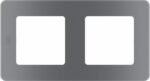 Рамка двухместная LEGRAND Inspiria дымчатая (673947) купить в сети строительных магазинов Мастак