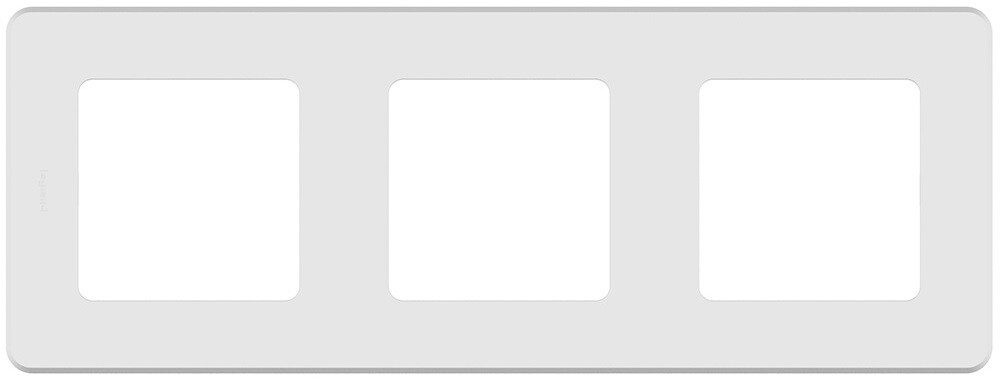 Рамка трехместная LEGRAND Inspiria белая (673950) купить в Мастак Рамка трехместная LEGRAND Inspiria белая (673950) купить в сети строительных магазинов Мастак
