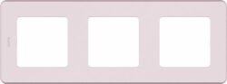 Рамка трехместная LEGRAND Inspiria розовая (673954) купить в сети строительных магазинов Мастак