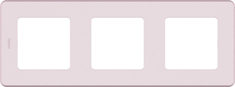 Рамка трехместная LEGRAND Inspiria розовая (673954) купить в Мастак Рамка трехместная LEGRAND Inspiria розовая (673954) купить в сети строительных магазинов Мастак