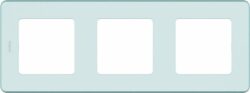 Рамка трехместная LEGRAND Inspiria мятная (673955) купить в сети строительных магазинов Мастак