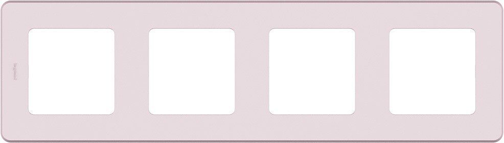 Рамка четырехместная LEGRAND Inspiria розовая (673964) купить в Мастак Рамка четырехместная LEGRAND Inspiria розовая (673964) купить в сети строительных магазинов Мастак