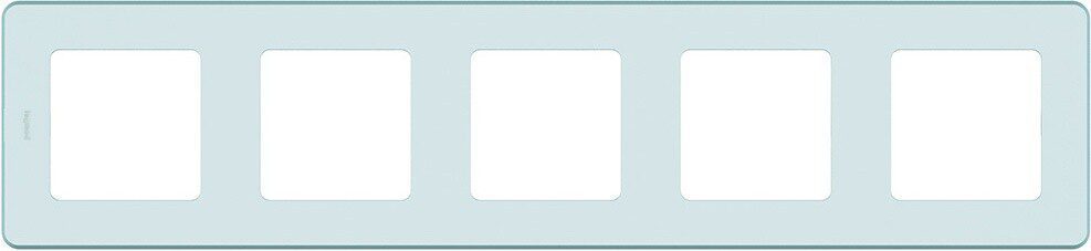 Рамка пятиместная LEGRAND Inspiria мятная (673975) купить в Мастак Рамка пятиместная LEGRAND Inspiria мятная (673975) купить в сети строительных магазинов Мастак