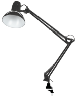 Лампа настольная на струбцине IEK Lighting 1014 черный (LNNL4-1014-2-VV40K02) купить в сети строительных магазинов Мастак